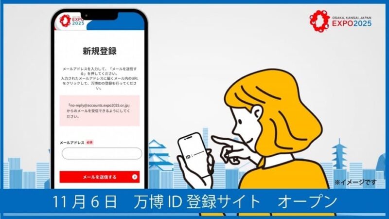 万博ID登録サイト