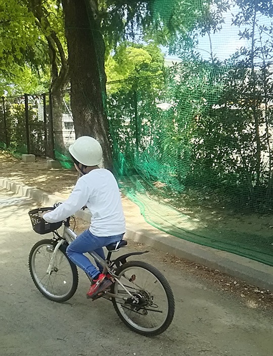 小学6年生でやっと自転車に乗れる